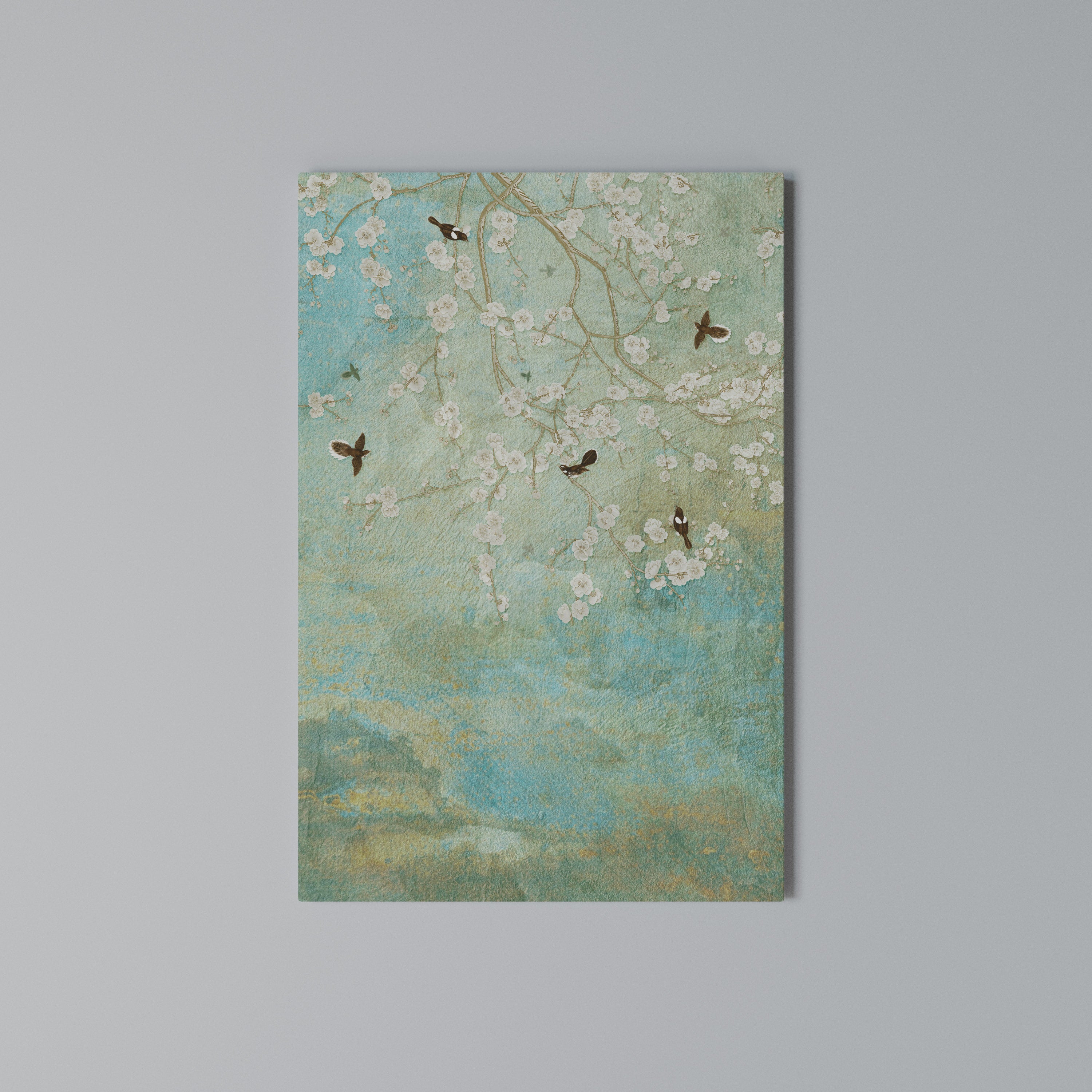 BLOOMING CHARM Quadro em tela vertical
