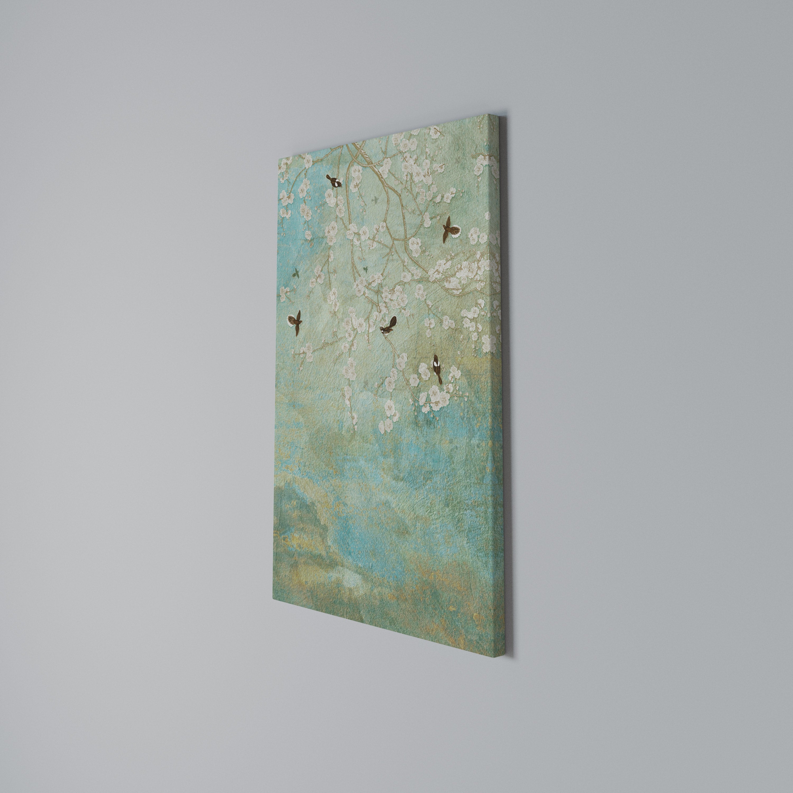 BLOOMING CHARM Quadro em tela vertical