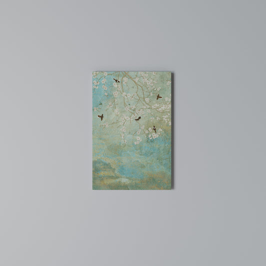 BLOOMING CHARM Quadro em tela vertical