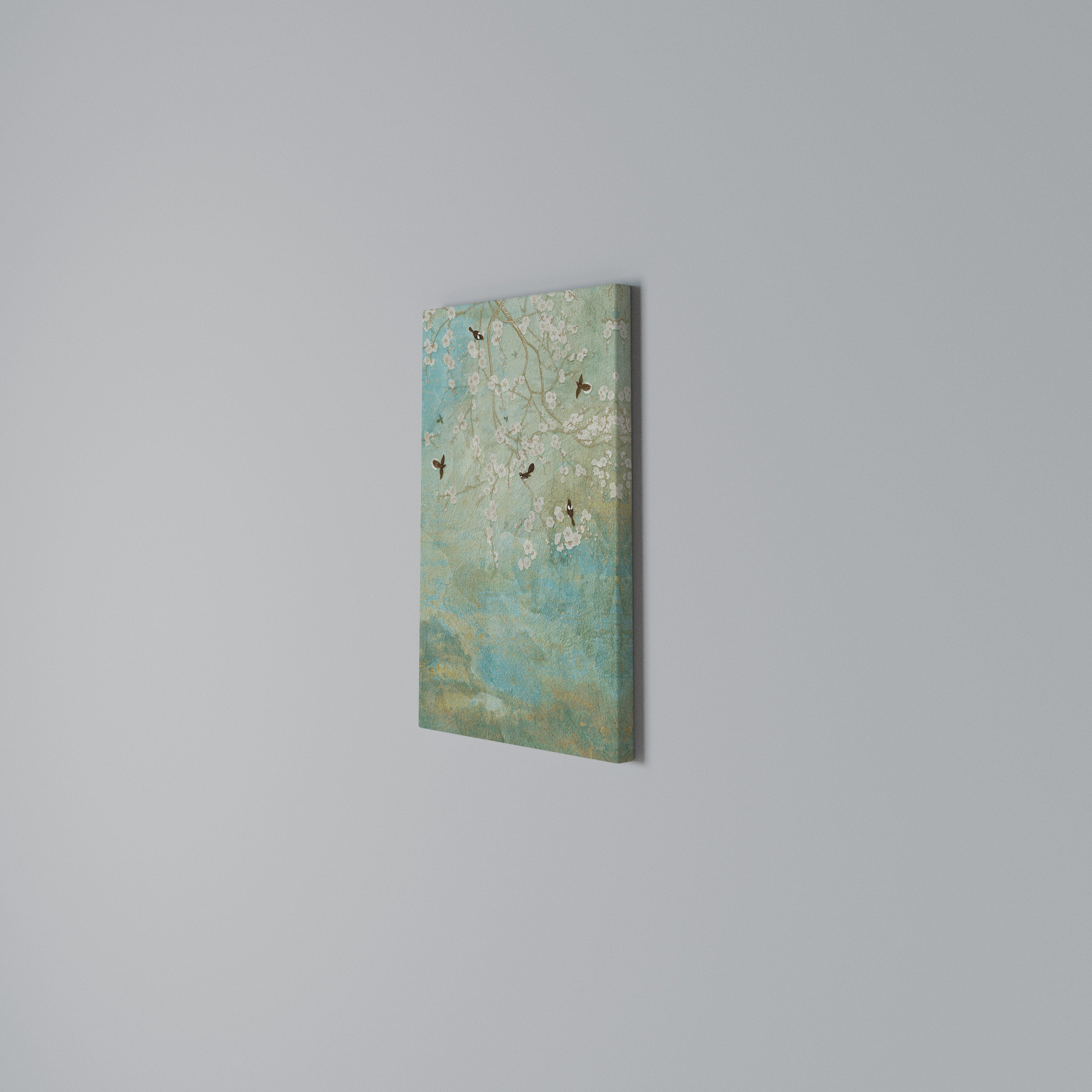 BLOOMING CHARM Quadro em tela vertical