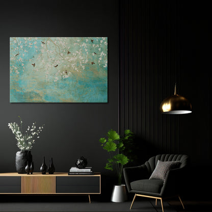 BLOOMING CHARM Horizontal Canvas Print