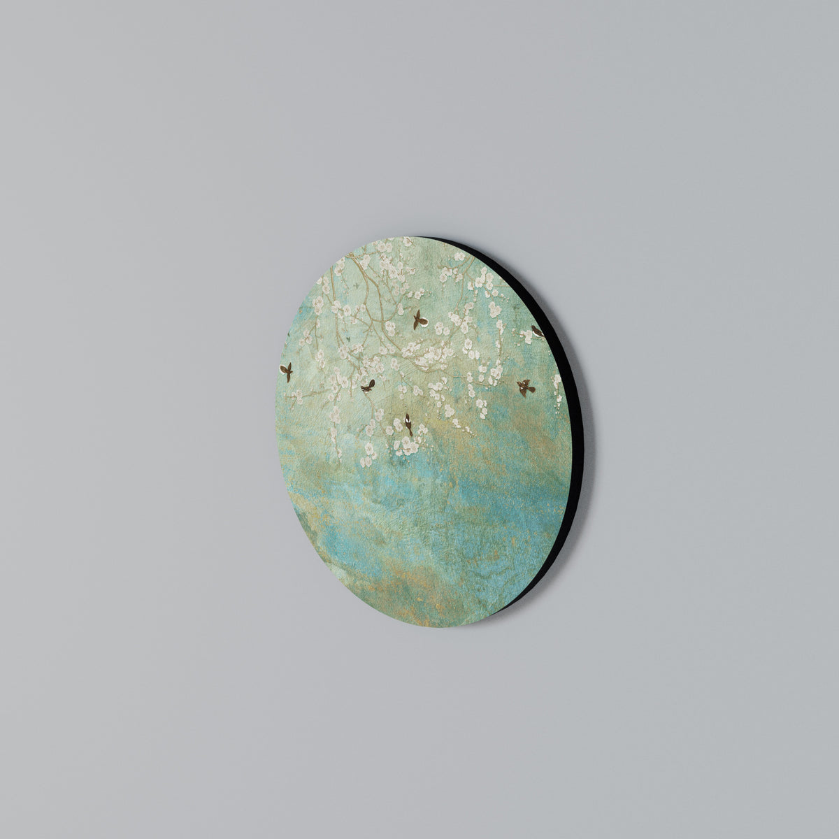 BLOOMING CHARM Arte de Parede Redonda