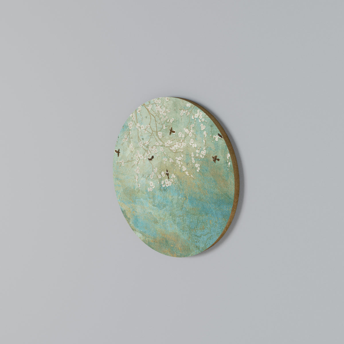 BLOOMING CHARM Arte de Parede Redonda