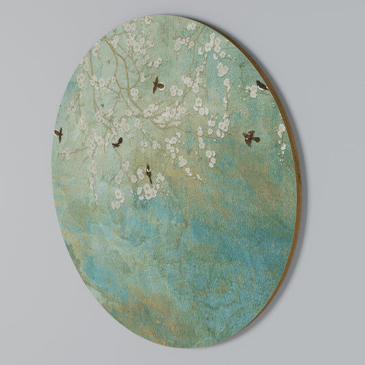 BLOOMING CHARM Arte de Parede Redonda