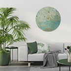 BLOOMING CHARM Round Wall Art