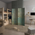 BLOOMING CHARM Biombo Decorativo de 4 Painéis