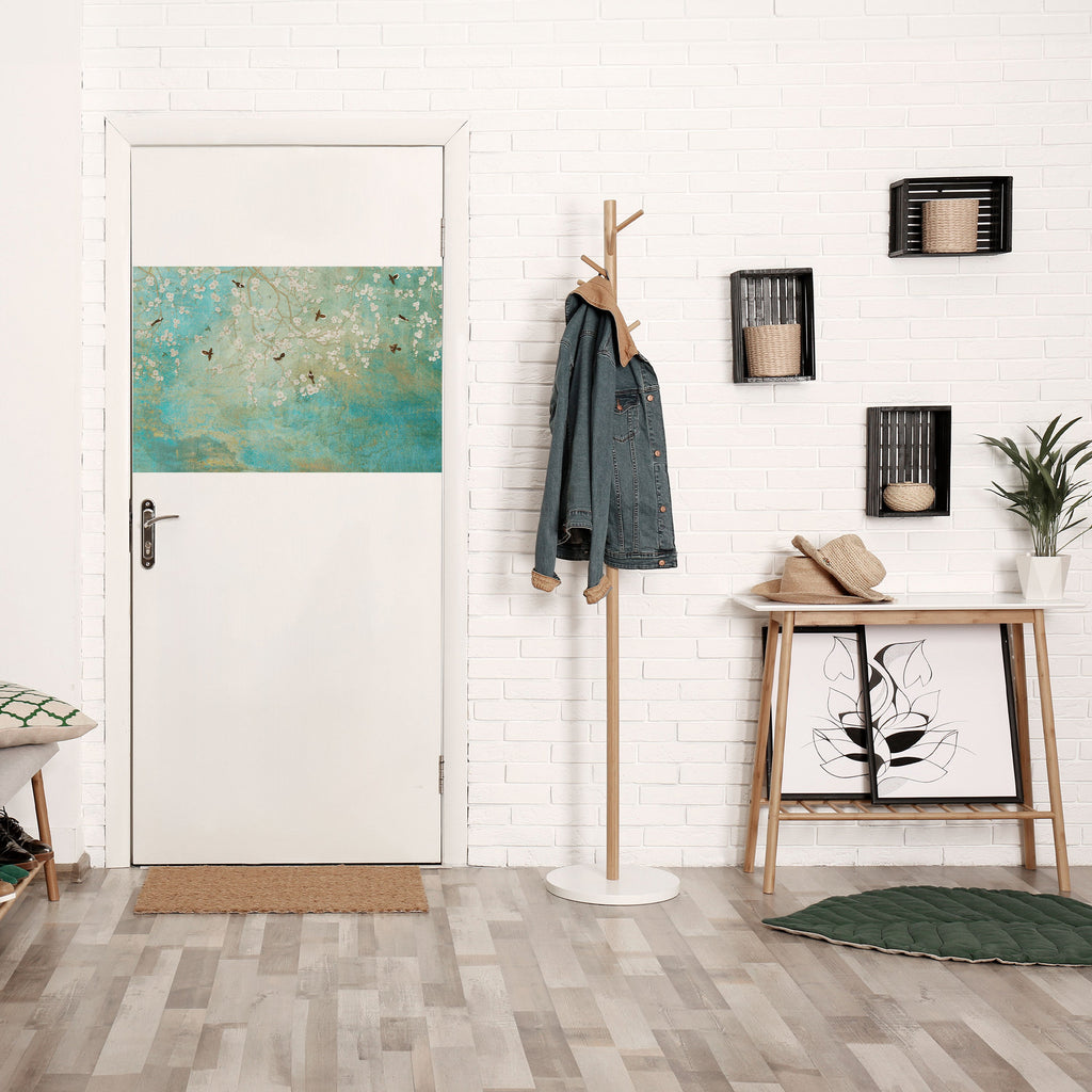 BLOOMING CHARM Peel and Stick Horizontal Poster