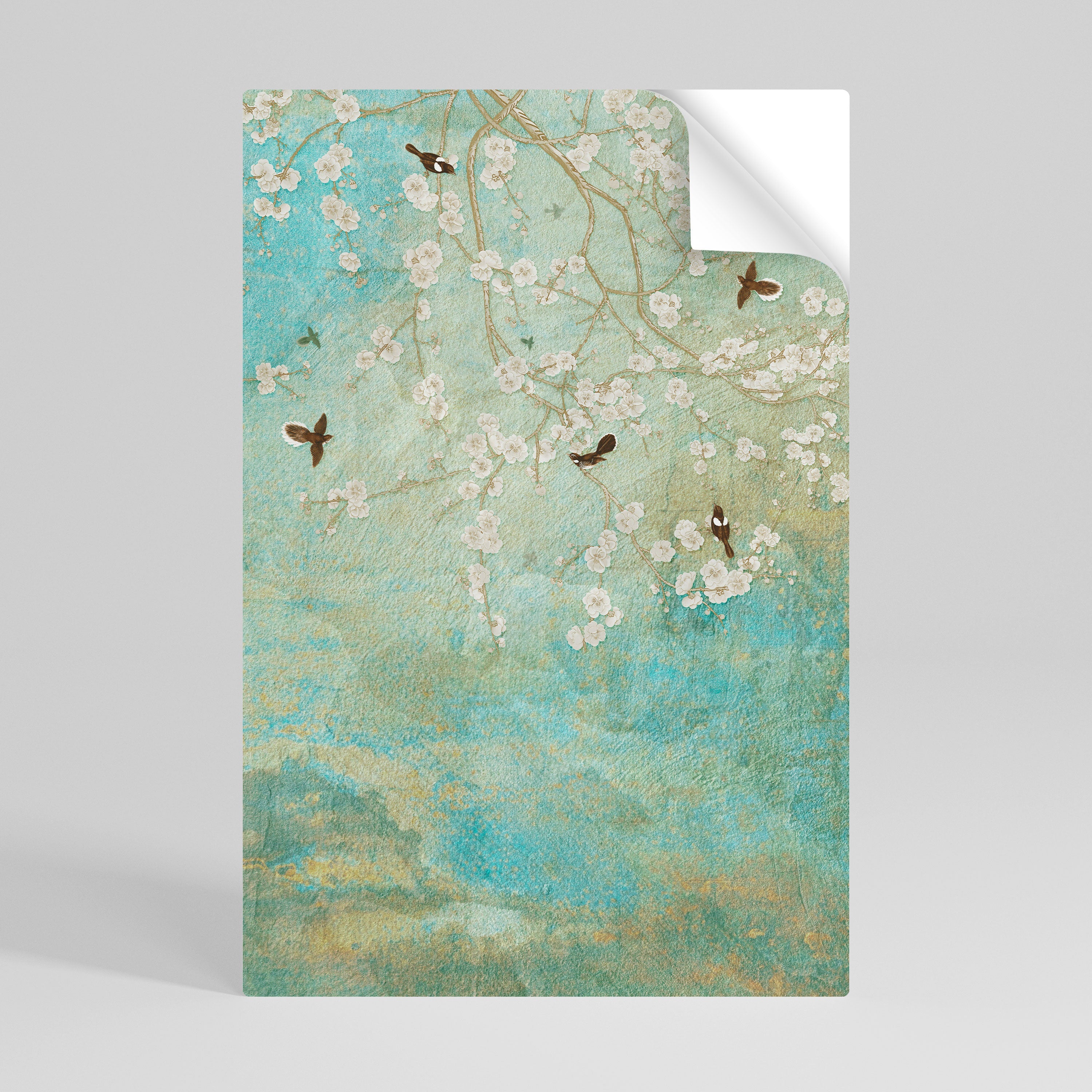 BLOOMING CHARM Poster Vertical Autocolante