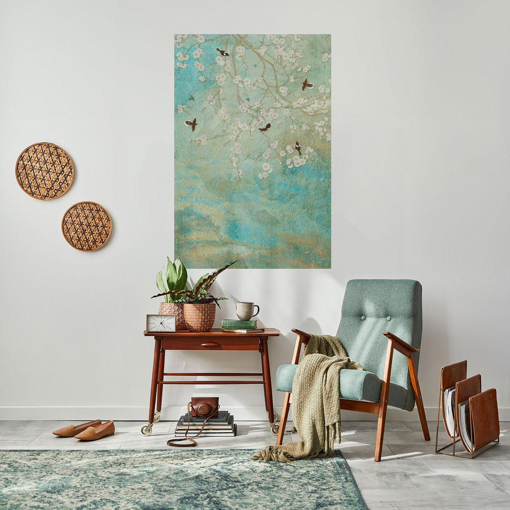 BLOOMING CHARM Poster Vertical Autocolante