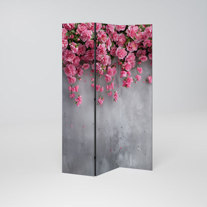 SERENE FLOWER FOLD Biombo de 3 Painéis