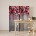 SERENE FLOWER FOLD 4-Panel Room Divider
