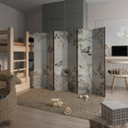 FLY ME TO THE SUN Biombo Decorativo de 6 Painéis