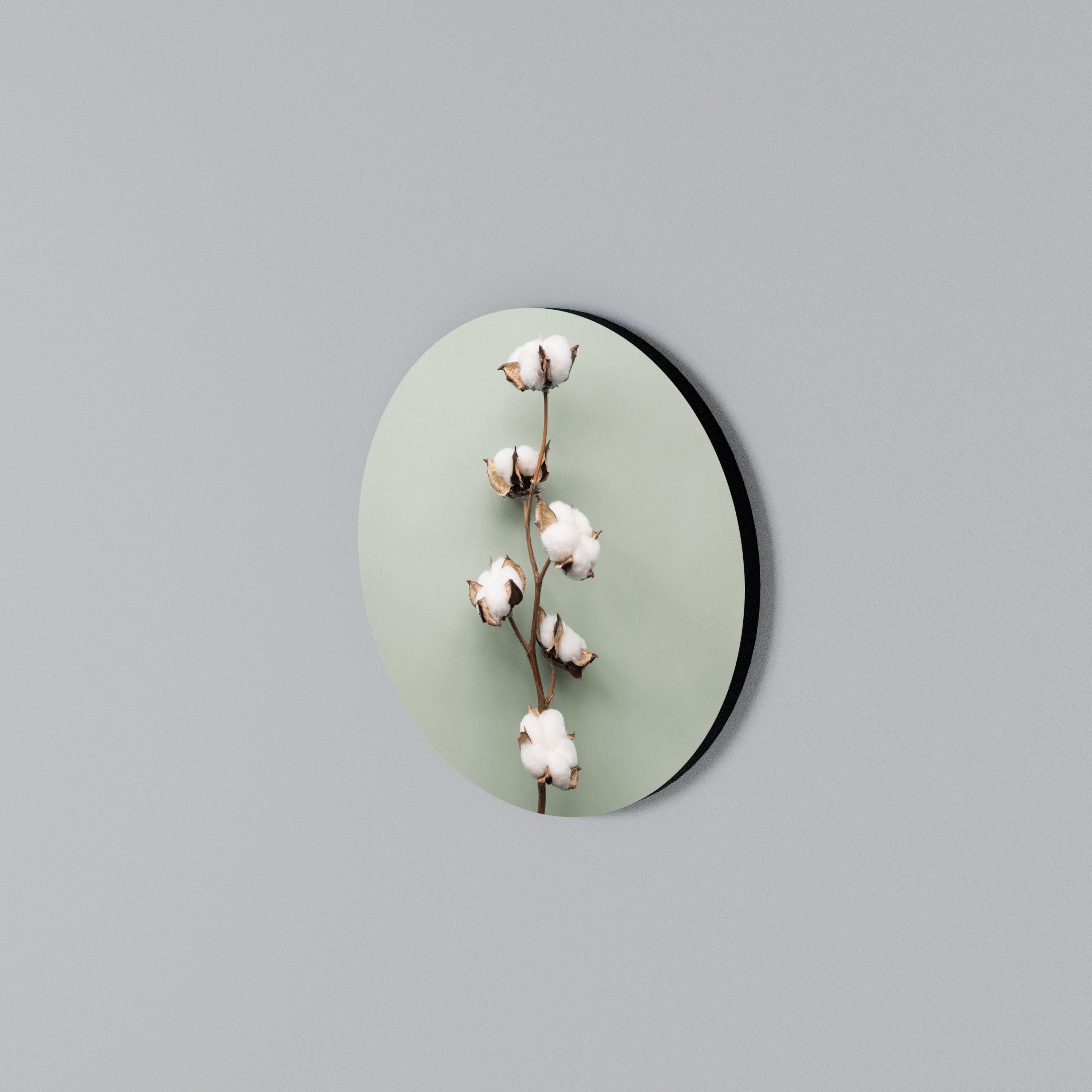 COTTON DREAMS UNFOLDED Arte de Parede Redonda