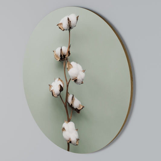 COTTON DREAMS UNFOLDED Arte de Parede Redonda