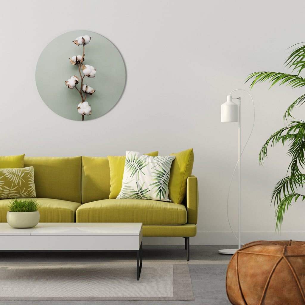 COTTON DREAMS UNFOLDED Quadro Redondo Decorativo