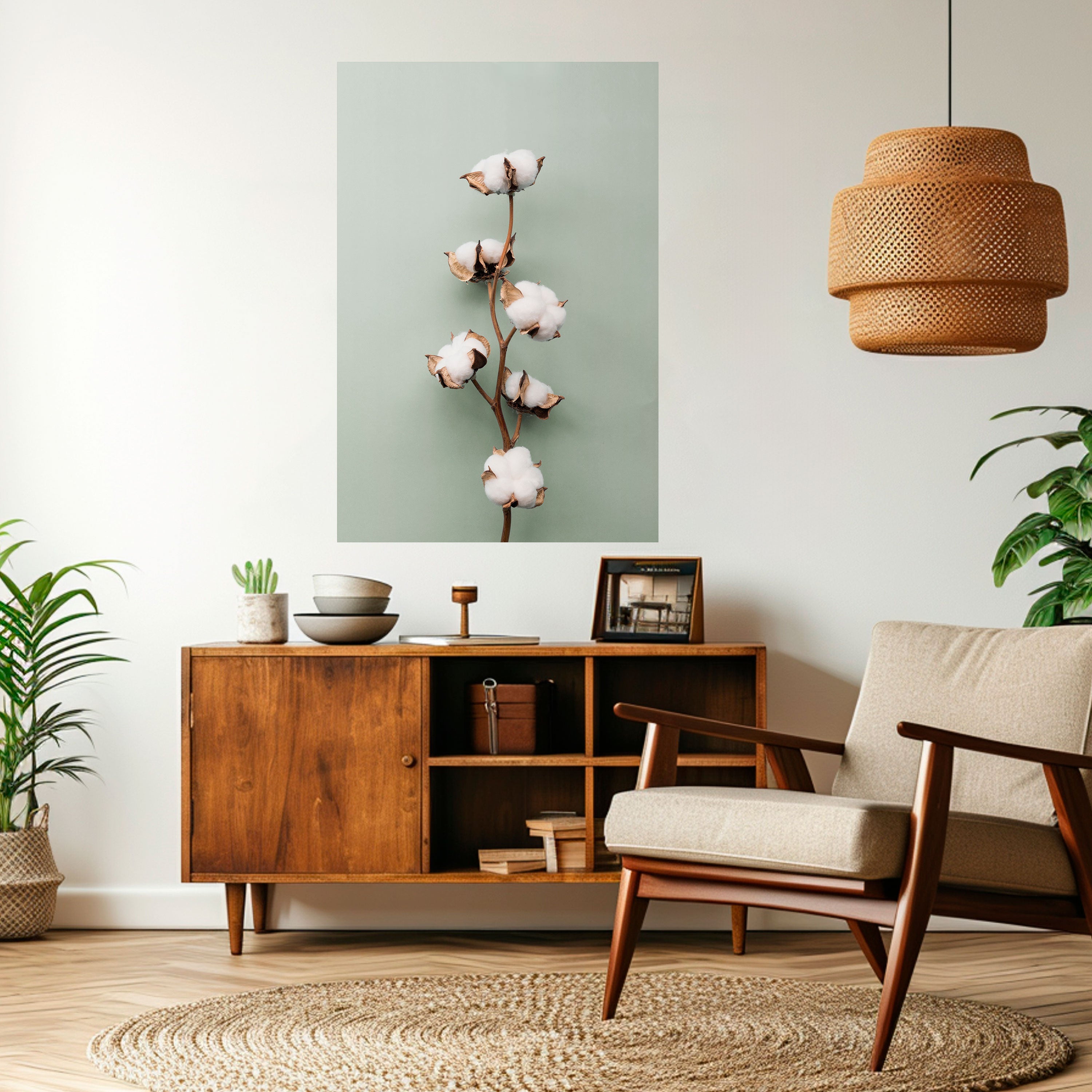 COTTON DREAMS UNFOLDED Poster Vertical Autocolante