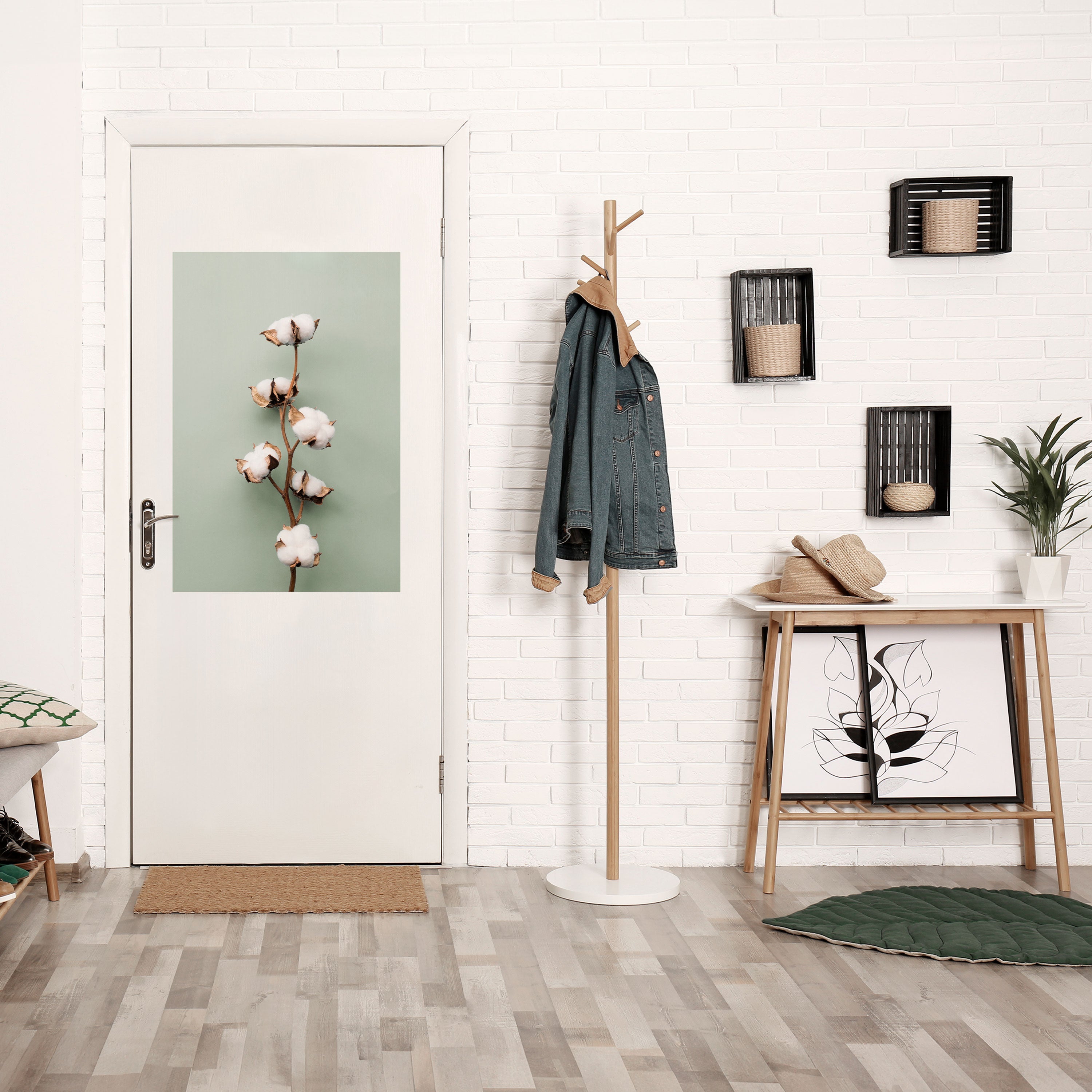 COTTON DREAMS UNFOLDED Poster Vertical Autocolante