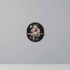 LUSH ELEGANCE Prateleira Oval Decorativa em Efeito Carvalho