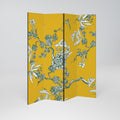 YELLOW CHINOISERIE Biombo Decorativo de 4 Painéis