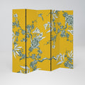 YELLOW CHINOISERIE Biombo Decorativo de 5 Painéis