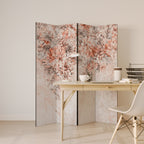 MARBLE GARDEN FANTASY Biombo Decorativo de 4 Painéis