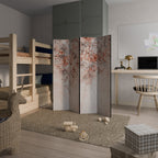 MARBLE GARDEN FANTASY Biombo Decorativo de 4 Painéis