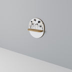 POPPY ALLURE Prateleira Oval Decorativa em Efeito Carvalho