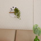 POPPY ALLURE Prateleira Oval Decorativa em Efeito Carvalho