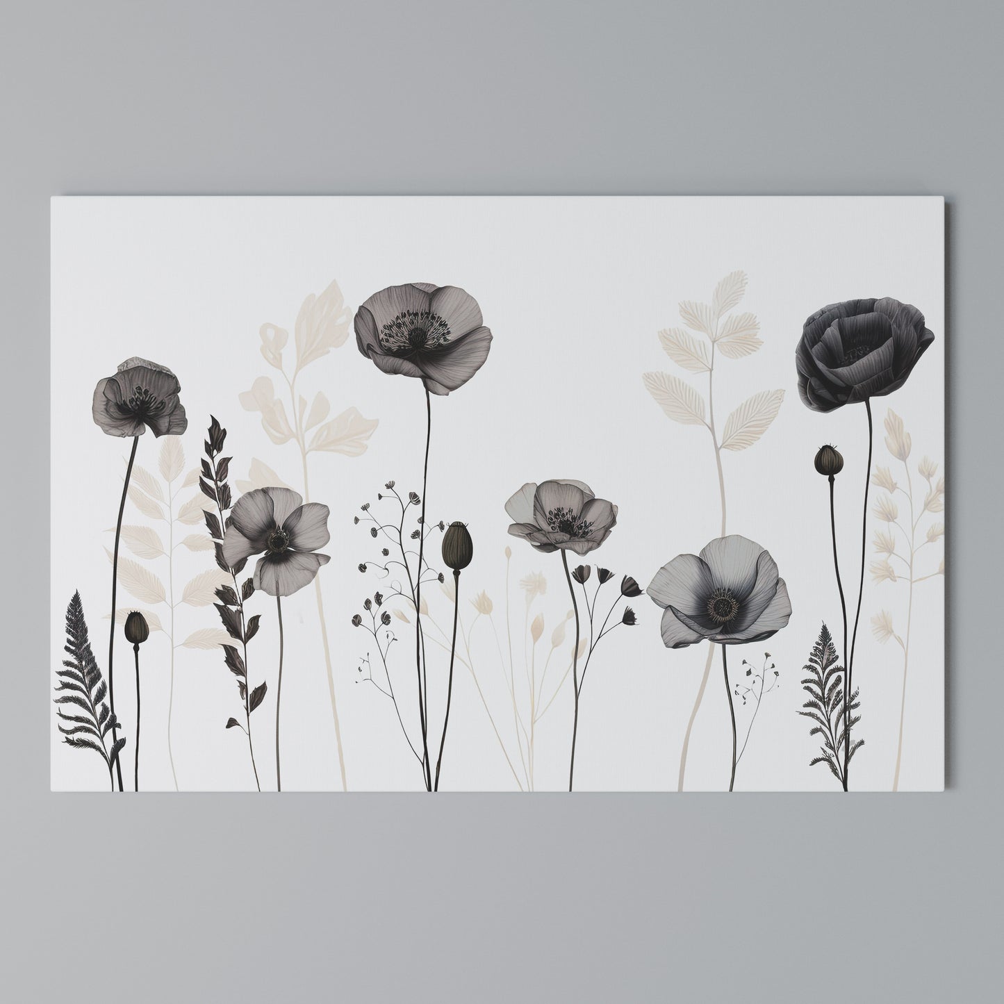 POPPY ALLURE Horizontal Canvas Print