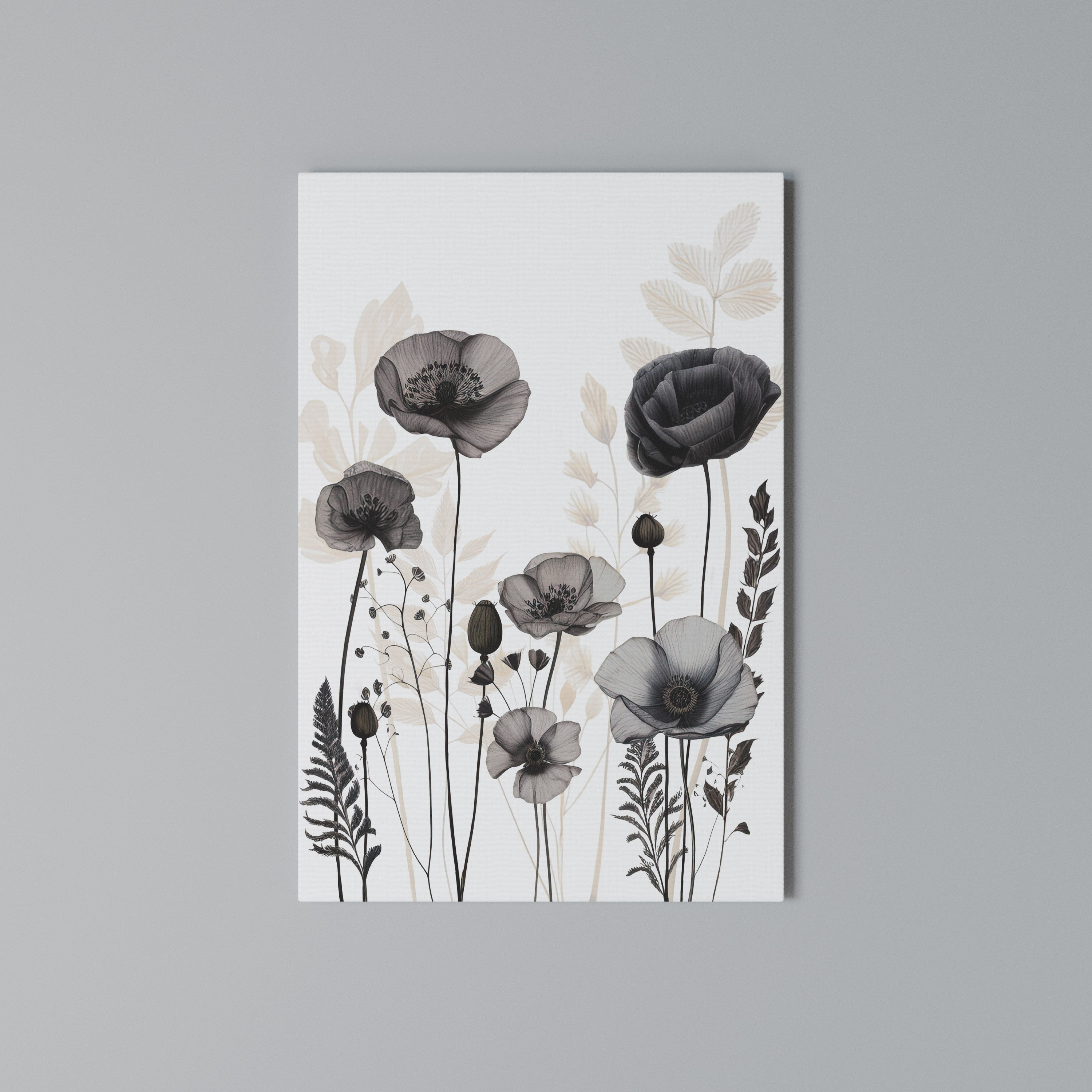 POPPY ALLURE Quadro em tela vertical