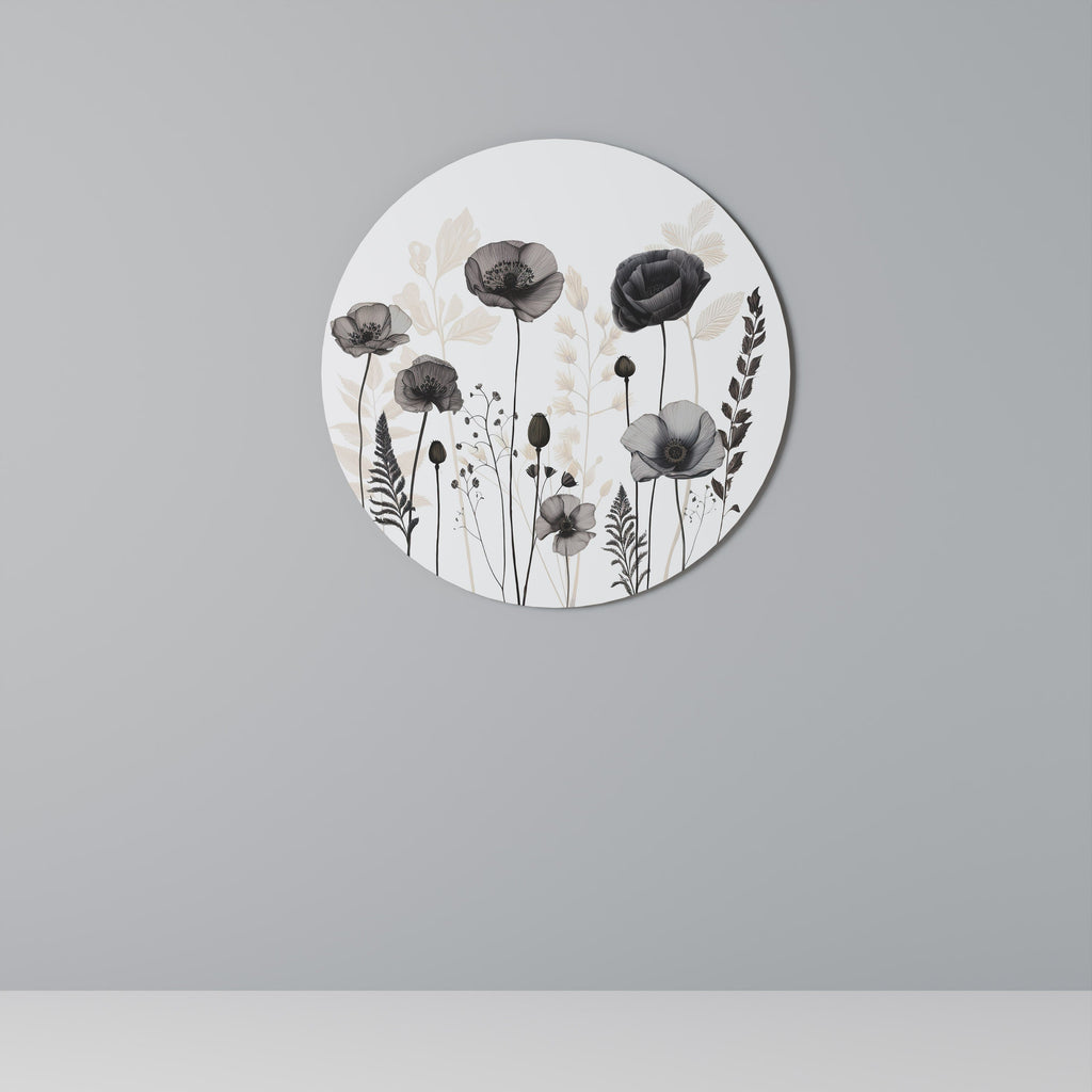 POPPY ALLURE Quadro Redondo Decorativo