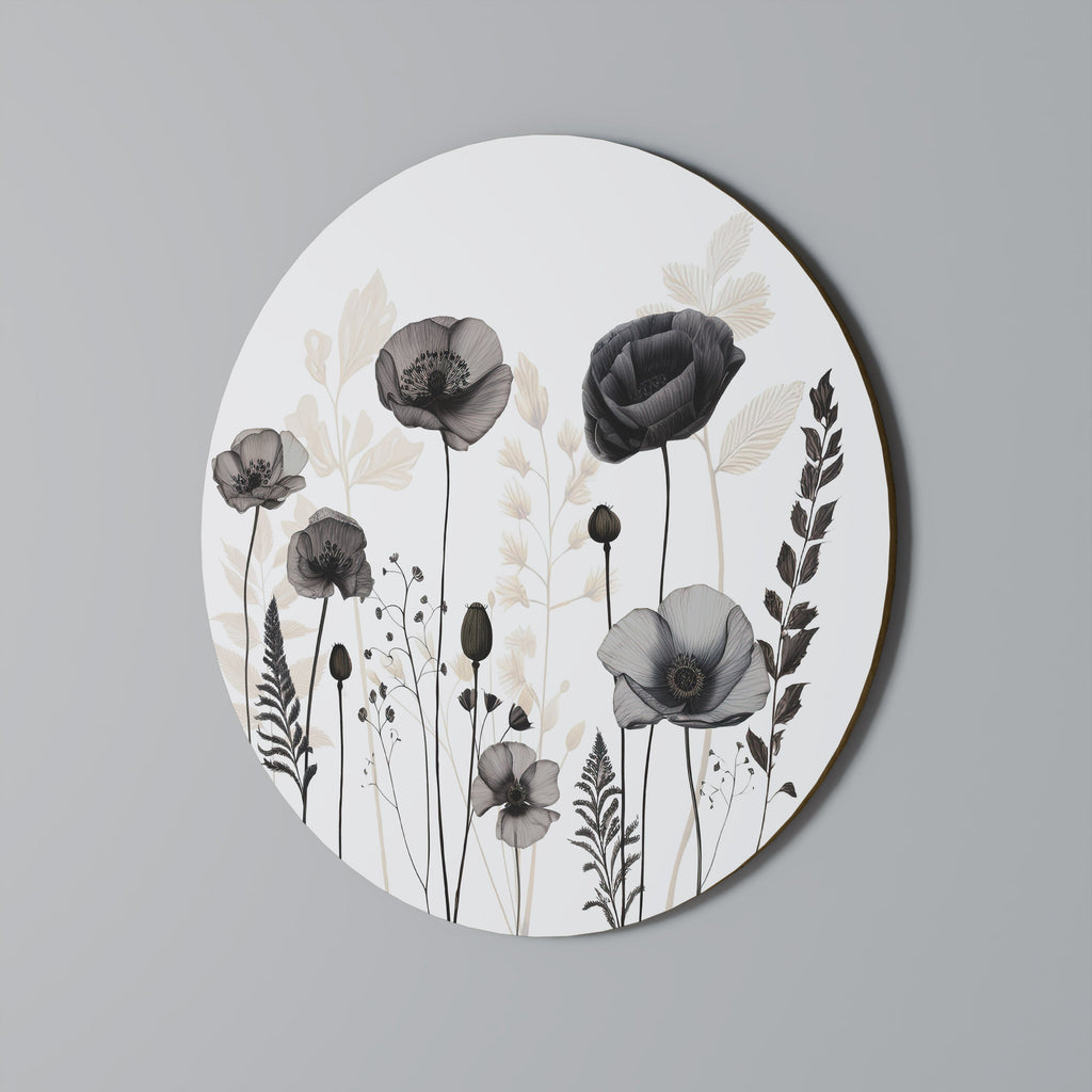POPPY ALLURE Quadro Redondo Decorativo