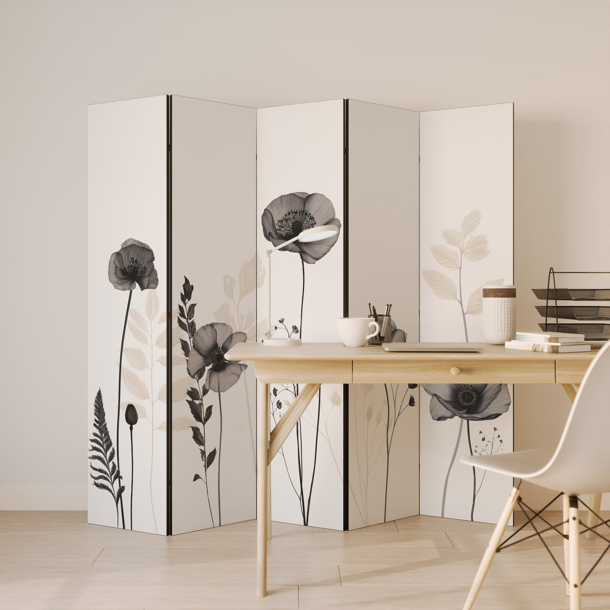 POPPY ALLURE 5-Panel Room Divider
