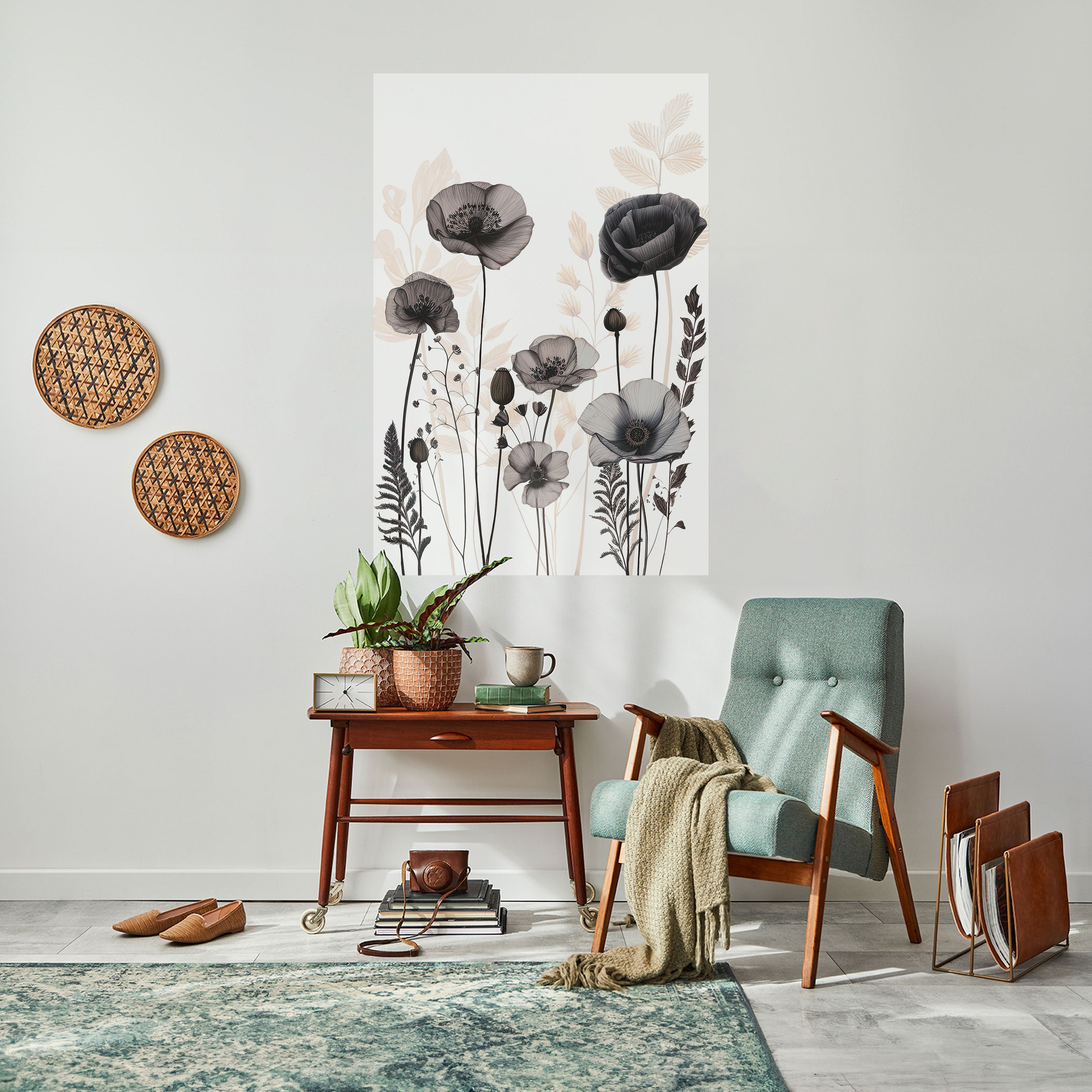 POPPY ALLURE Poster Vertical Autocolante