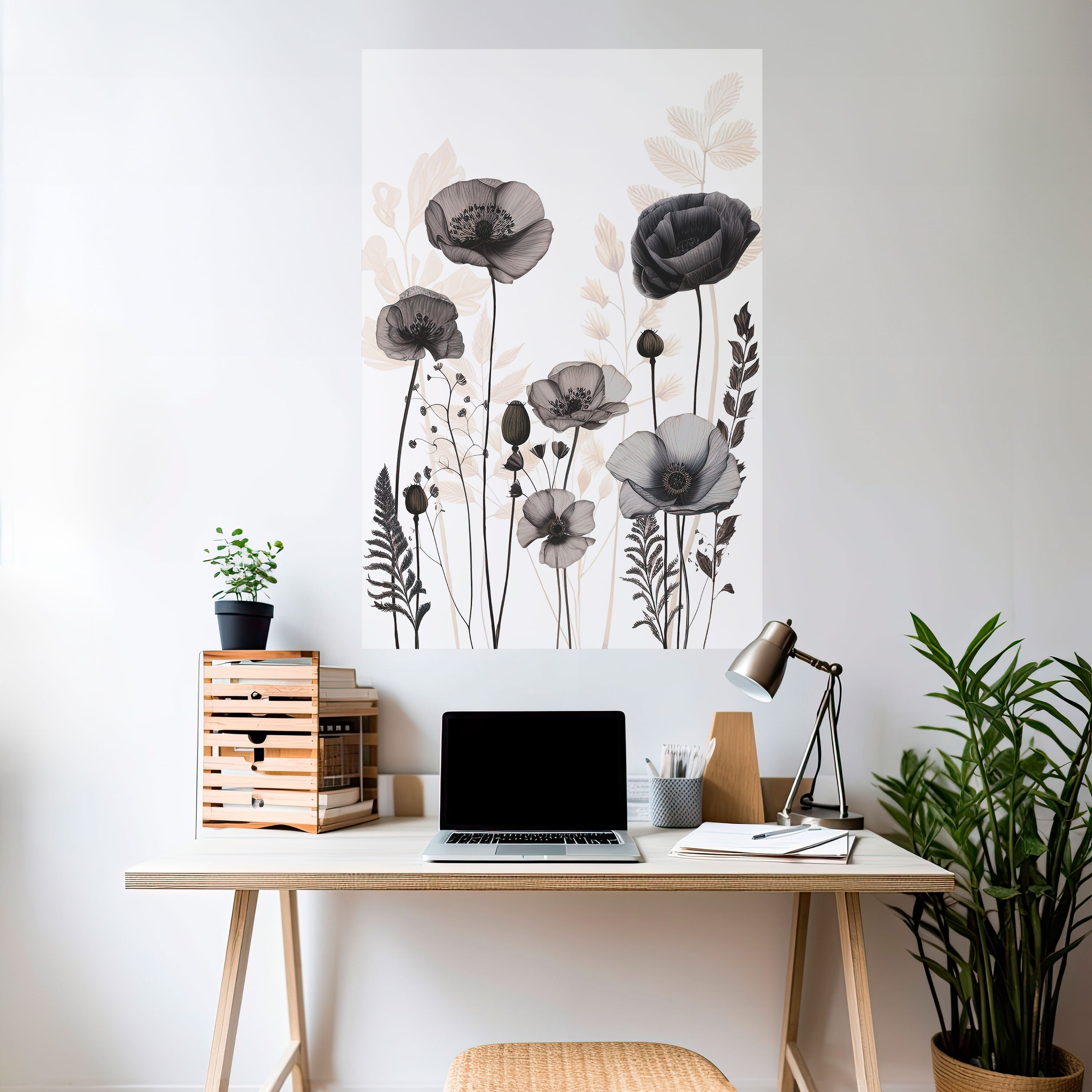 POPPY ALLURE Poster Vertical Autocolante