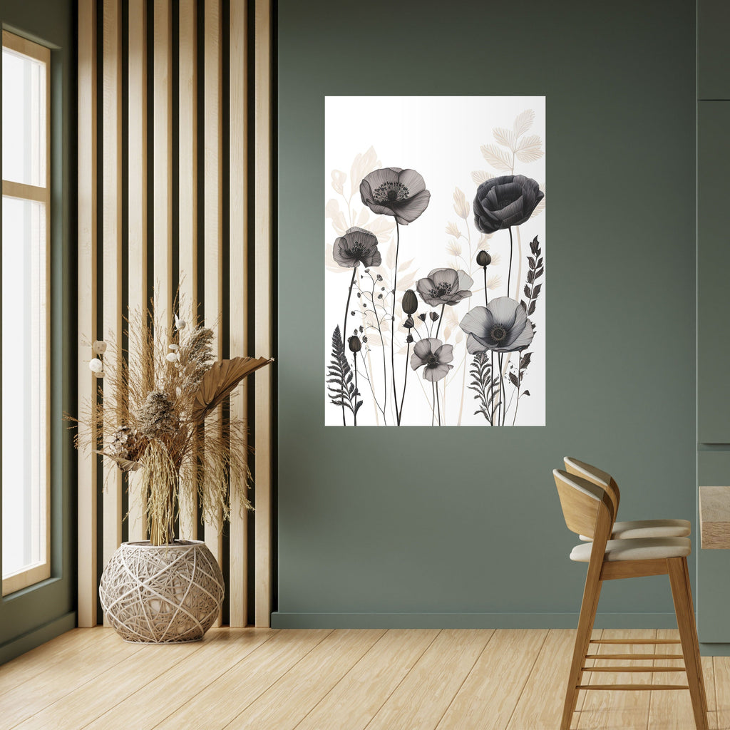 POPPY ALLURE Poster Vertical Autocolante