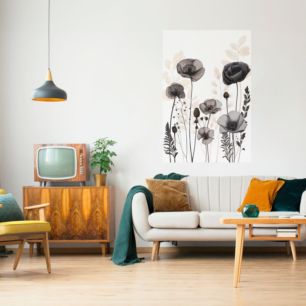 POPPY ALLURE Poster Vertical Autocolante