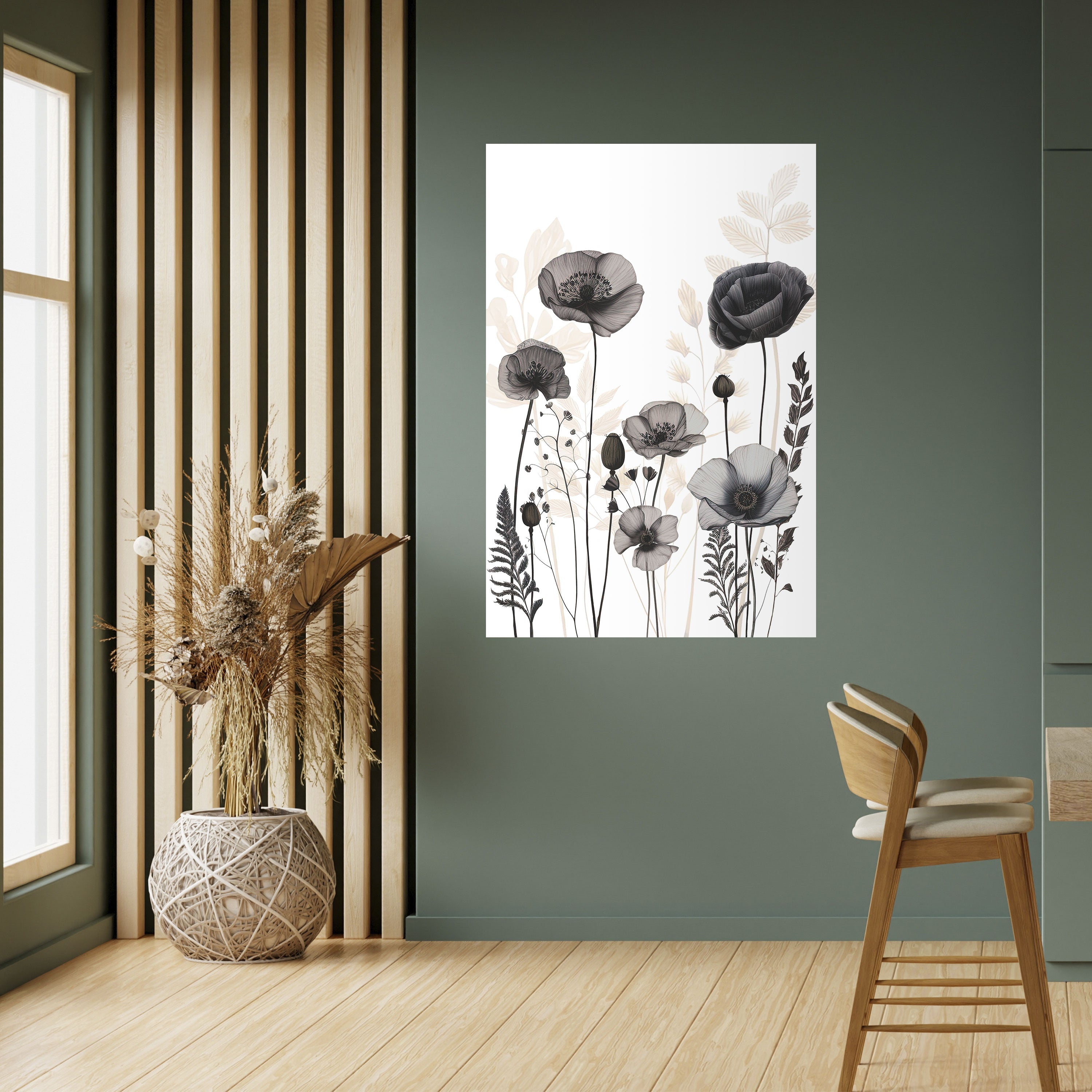 POPPY ALLURE Poster Vertical Autocolante