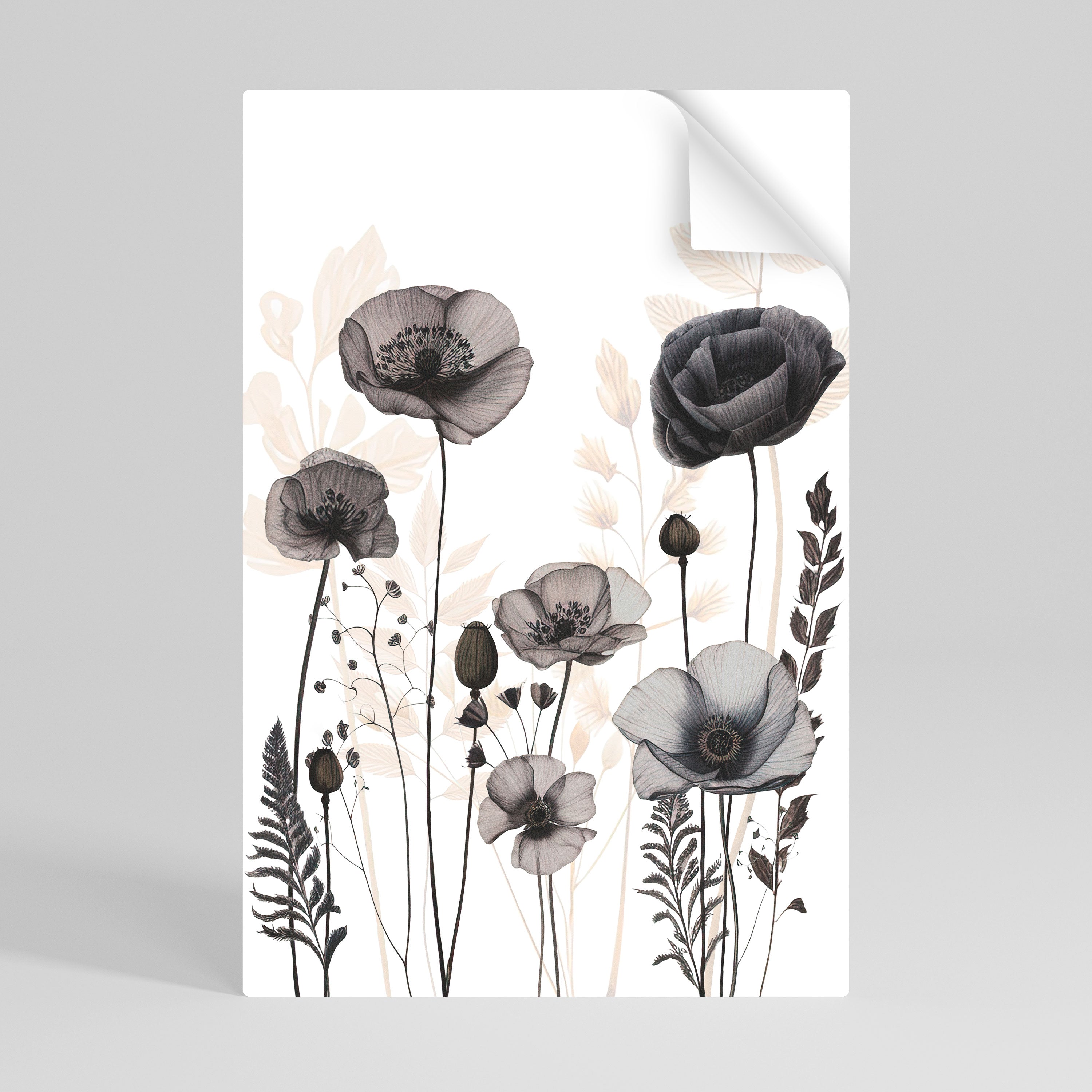 POPPY ALLURE Poster Vertical Autocolante