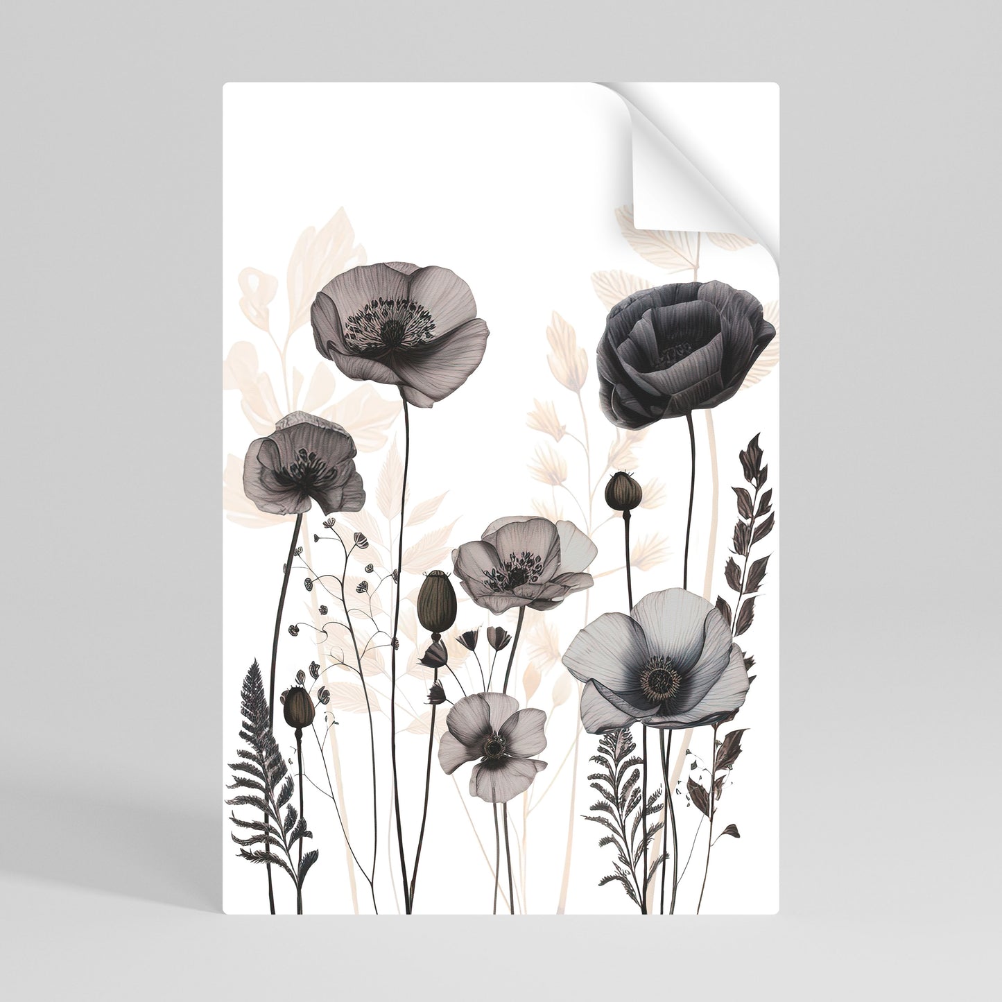 POPPY ALLURE Póster Autocolante Vertical