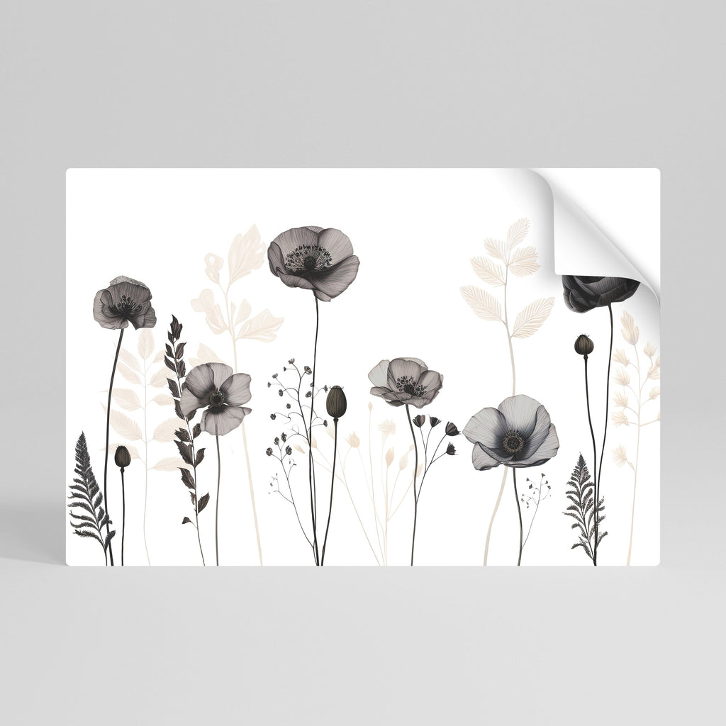 POPPY ALLURE Peel and Stick Horizontal Poster