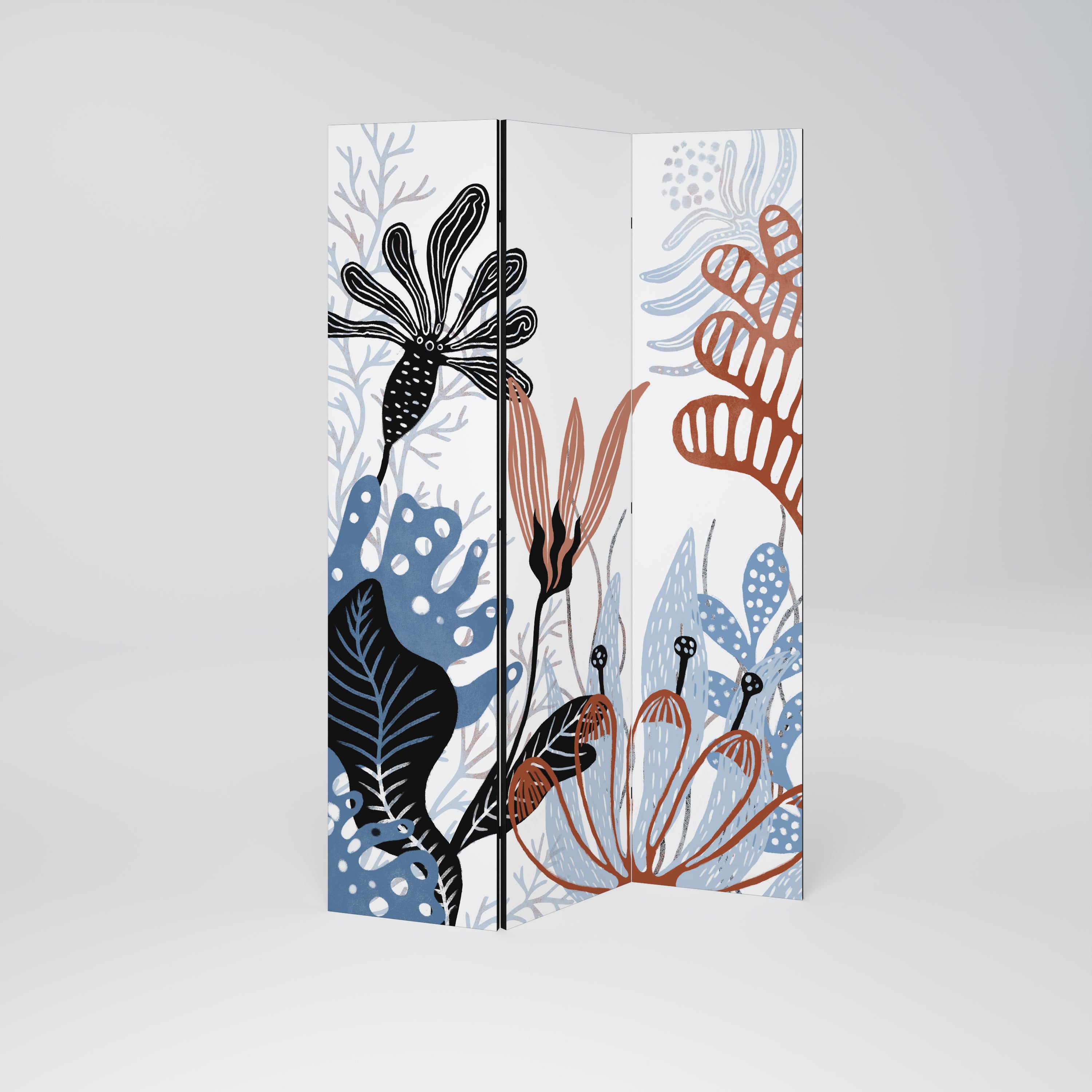 ORGANIC ASSEMBLAGE Biombo de 3 Painéis