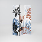 ORGANIC ASSEMBLAGE Biombo Decorativo de 3 Painéis