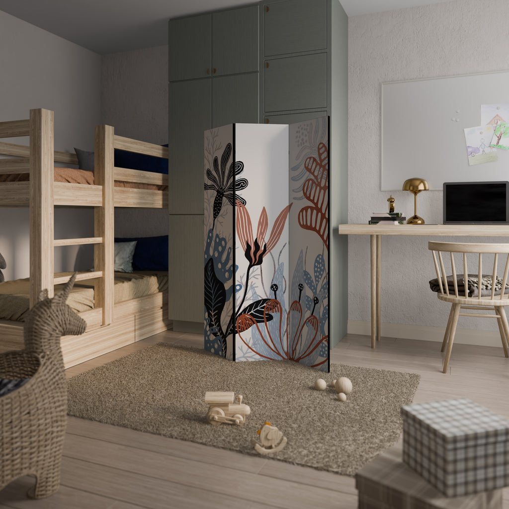 ORGANIC ASSEMBLAGE Biombo de 3 Painéis