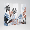 ORGANIC ASSEMBLAGE Biombo Decorativo de 5 Painéis