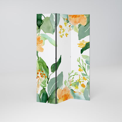 FLORAL SERENITY SPLIT Biombo de 3 Painéis