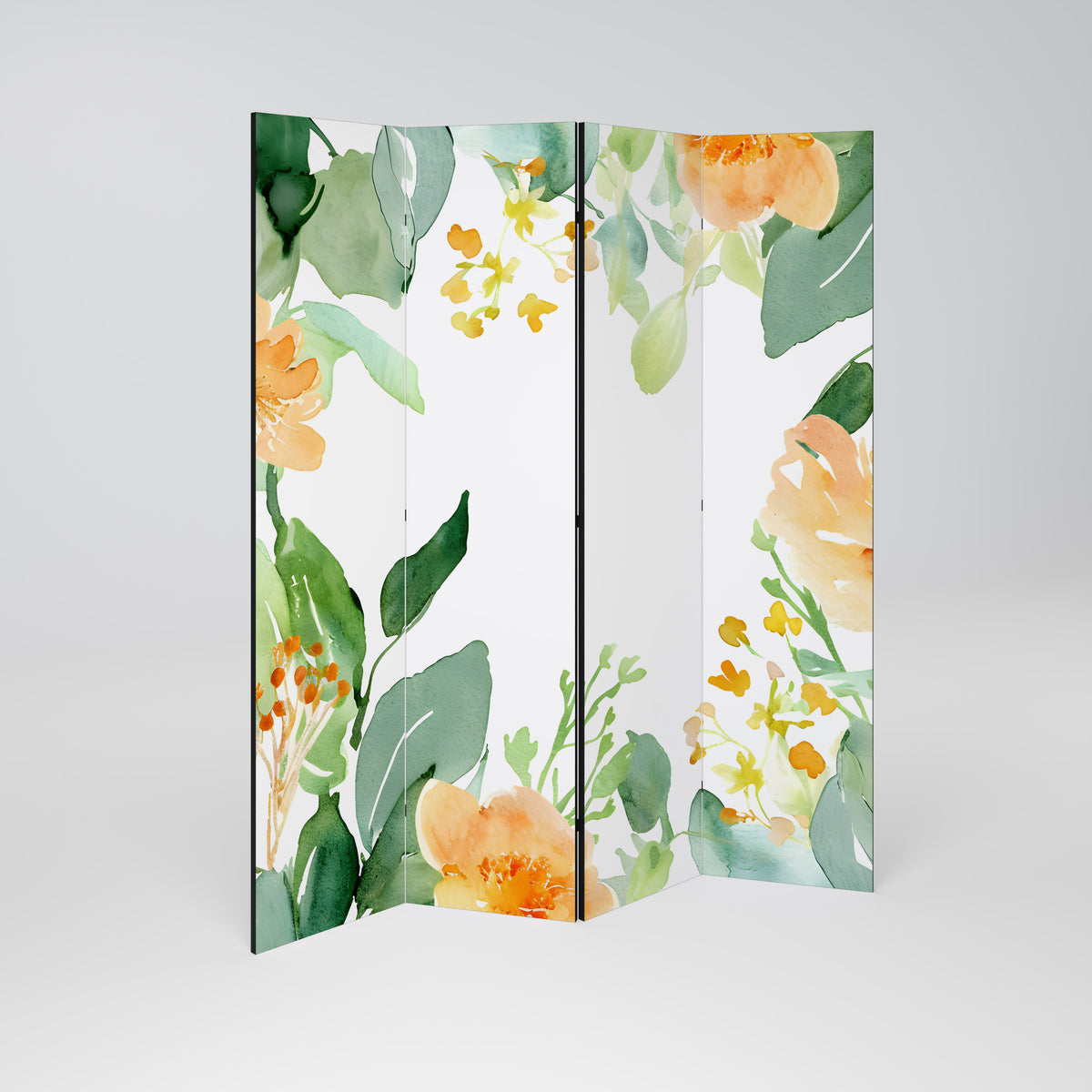 FLORAL SERENITY SPLIT Biombo de 4 Painéis