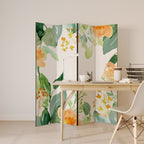 FLORAL SERENITY SPLIT Biombo de 4 Painéis