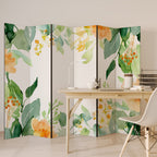 FLORAL SERENITY SPLIT Biombo Decorativo de 6 Painéis
