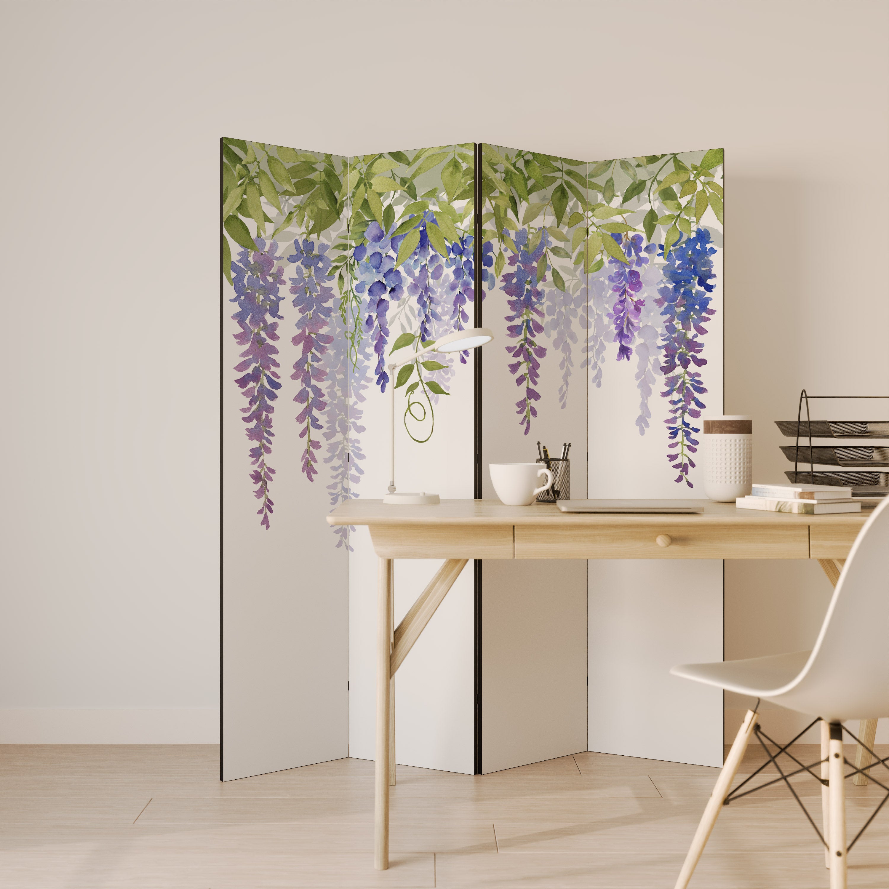 BOTANICAL BREEZE Biombo de 4 Painéis